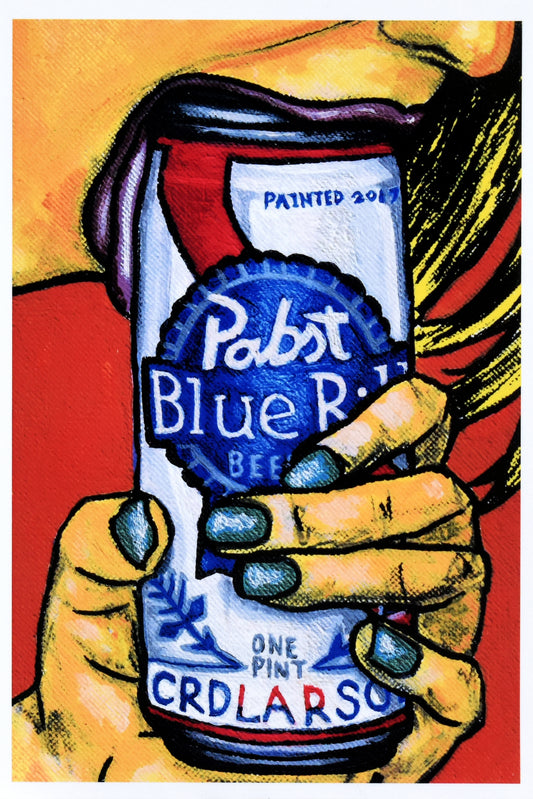 "Blue Ribbon" Print 4x6in