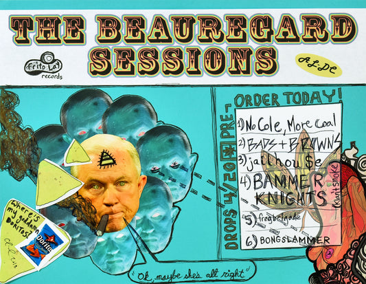 "The Beauregard Sessions" Collage 14x11in