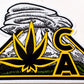 Weed, California Unofficial Logo Sticker 5.25x3in