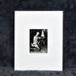 BETTIE PAGE P-S44 silver gelatin photo in mat 8x10