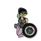 MECHANIC holographic sticker 5x6.5