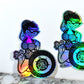MECHANIC holographic sticker 5x6.5