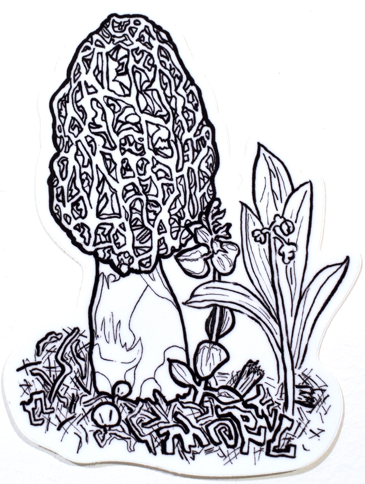FOREST MOREL sticker 3x4