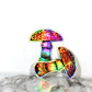 AMANITA MUSCARIA holographic sticker 2.75x3.5
